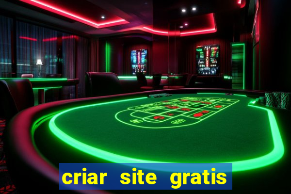 criar site gratis de jogos